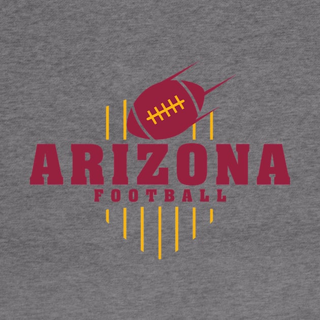 Arizona Football Team Color by Toogoo